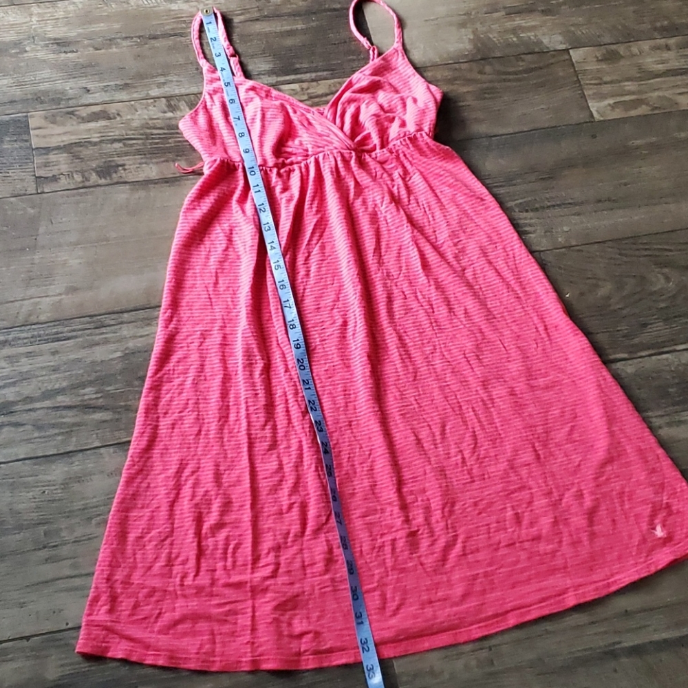 American Eagle Outfitters Babydoll Pink Striped Dress - Picture 9 of 10
